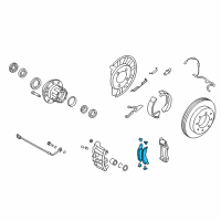 OEM 2009 Ford E-150 Rear Pads Diagram - 8C2Z-2200-A