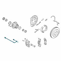 OEM 2017 Ford E-350 Super Duty Brake Hose Diagram - CC2Z-2A442-A