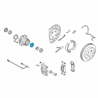 OEM 1998 Ford E-150 Econoline Club Wagon Axle Bearing Cup Diagram - C7TZ-1239-A