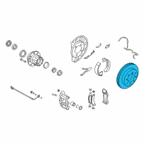 OEM Ford E-250 Rotor Diagram - 8C2Z-2C026-C