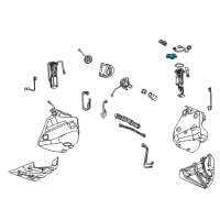 OEM Saturn LW300 Sending Unit Cam Diagram - 25691383