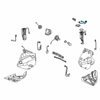 OEM 2010 Chevrolet Corvette Harness Asm-Fuel Sender Wiring Diagram - 25777837