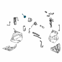 OEM Cadillac XLR Filler Cap Diagram - 25828266