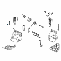 OEM 2006 Chevrolet Corvette Fuel Gauge Sending Unit Diagram - 88967316