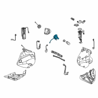 OEM 2005 Cadillac XLR Pipe-Fuel Tank Filler Vent Diagram - 10322554