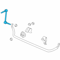 OEM Pontiac G8 Link, Front Stabilizer Shaft Diagram - 92246135