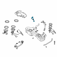 OEM 1999 BMW 528i Filler Cap Diagram - 16-11-1-184-731