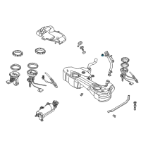 OEM 1993 BMW 325is Plastic Nut Diagram - 51-71-1-958-025