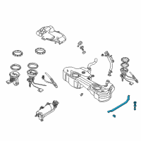 OEM 2005 BMW 325xi Tension Strap Diagram - 16-11-6-756-583