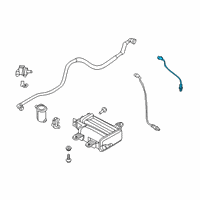 OEM Kia Sorento Oxygen Sensor Assembly, Front Left Diagram - 392103L110