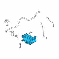 OEM Kia Sorento CANISTER Assembly Diagram - 31420C6700