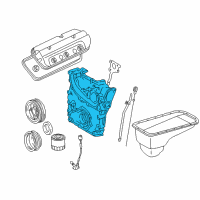 OEM Toyota Tacoma Front Cover Diagram - 11301-75021