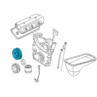 OEM Pulley Diagram - 13408-75030