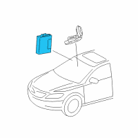 OEM Toyota Camry Control Module Diagram - 89780-06041