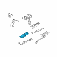 OEM Kia Optima Panel-Heat Protector Diagram - 2879038010