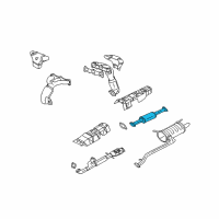 OEM Kia Optima Pressure Silencer Assembly Diagram - 286503C800