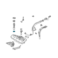 OEM 2010 Pontiac Vibe Seal, Fuel Tank Fuel Pump Module Adapter(O Ring) Diagram - 88973767