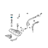 OEM Pontiac Vibe Pressure Sensor Diagram - 88970255