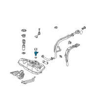 OEM 2003 Pontiac Vibe Valve, Fuel Tank Vent Diagram - 88971549