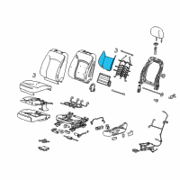 OEM 2011 Buick Regal Seat Back Heater Diagram - 22776693