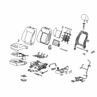 OEM 2012 Buick Regal Lumbar Switch Diagram - 13285105