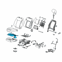 OEM 2014 Buick Regal Seat Cushion Heater Diagram - 20982766