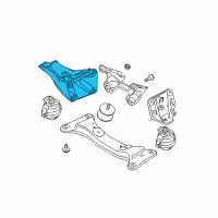 OEM 2009 BMW 335i xDrive Engine Mount Right Diagram - 22-11-6-772-154