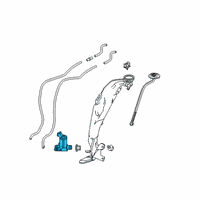 OEM 2019 Honda Clarity Motor, Washer Diagram - 76806-TRT-003