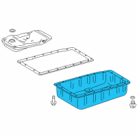 OEM 2010 Toyota Sequoia Oil Pan Diagram - 35106-35170