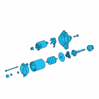 OEM Lexus GS350 Starter Assy Diagram - 28100-31071