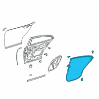 OEM 2021 Lexus ES250 WEATHERSTRIP, RR Doo Diagram - 67871-06230