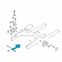 OEM 2014 Kia Sportage Roll Rod Bracket Assembly Diagram - 219502S200
