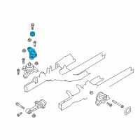 OEM 2014 Hyundai Tucson Support Engine Mounting Bracket Diagram - 21820-2S001