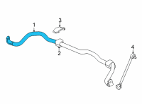 OEM Acura TLX STABILIZER, FR Diagram - 51300-TGZ-A01