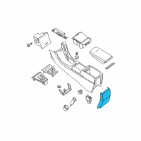 OEM 2010 Nissan Altima Finisher-Console Box Diagram - 96930-JA01B