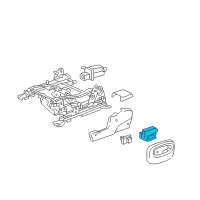 OEM Oldsmobile Bravada Adjust Switch Diagram - 88949386