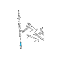 OEM 2011 Dodge Caliber *ABSORBER-Suspension Diagram - 68058866AA