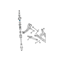 OEM 2016 Jeep Compass Bushing-Shock Absorber Diagram - 5151285AA