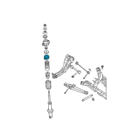 OEM 2013 Jeep Compass ISOLATOR-Rear Suspension Spring Diagram - 5085528AA