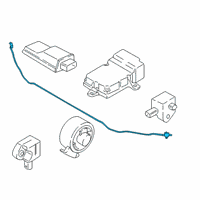 OEM 2018 BMW 640i xDrive Gran Turismo Sensor, Pedestrian Protection Pts Diagram - 65-76-6-821-100