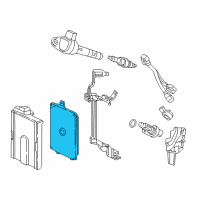 OEM Honda Ridgeline Control Module, Powertrain (Rewritable) Diagram - 37820-5MJ-A81