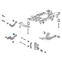 OEM 2015 Cadillac XTS Bushing Asm-Rear Suspension Upper Control Arm Diagram - 13239621