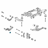 OEM Cadillac XTS Knuckle Nut Diagram - 24433051