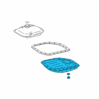 OEM Scion xA Transmission Pan Diagram - 35106-52020