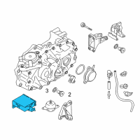 OEM 2011 Nissan Leaf Control Unit - SHBW Diagram - 31038-3NA1B