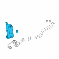 OEM BMW 335i Automatic Transmission Oil Cooler Diagram - 17-21-7-600-550