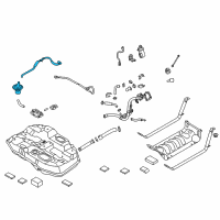 OEM 2018 Kia Optima Valve Assembly-Fuel Cut Diagram - 31195E6500
