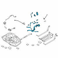 OEM Kia Filler Neck & Hose Assembly Diagram - 31030A8500