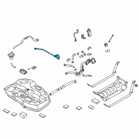 OEM 2018 Hyundai Sonata Extension Wiring Assembly-Fuel Pump Diagram - 31125-E6000