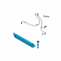 OEM 2008 BMW M3 Engine Oil Cooler Diagram - 17-21-2-284-075